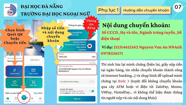 Dai hoc Ngoai ngu - DH Da Nang huong dan nhap hoc nam 2022