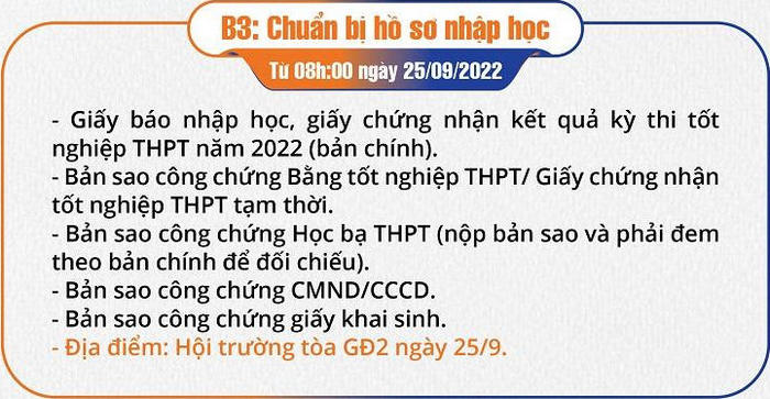 Quy trinh nhap hoc Dai hoc Dai Nam nam 2022
