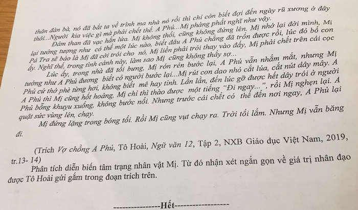 De thi thu tot nghiep THPT mon Van 2023 - THPT Chu Van Thinh