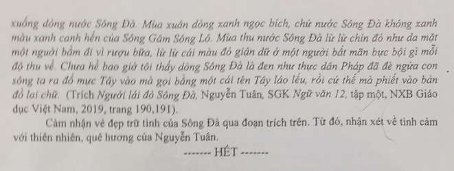 De thi thu tot nghiep THPT mon Van 2023 - THPT Le Duan