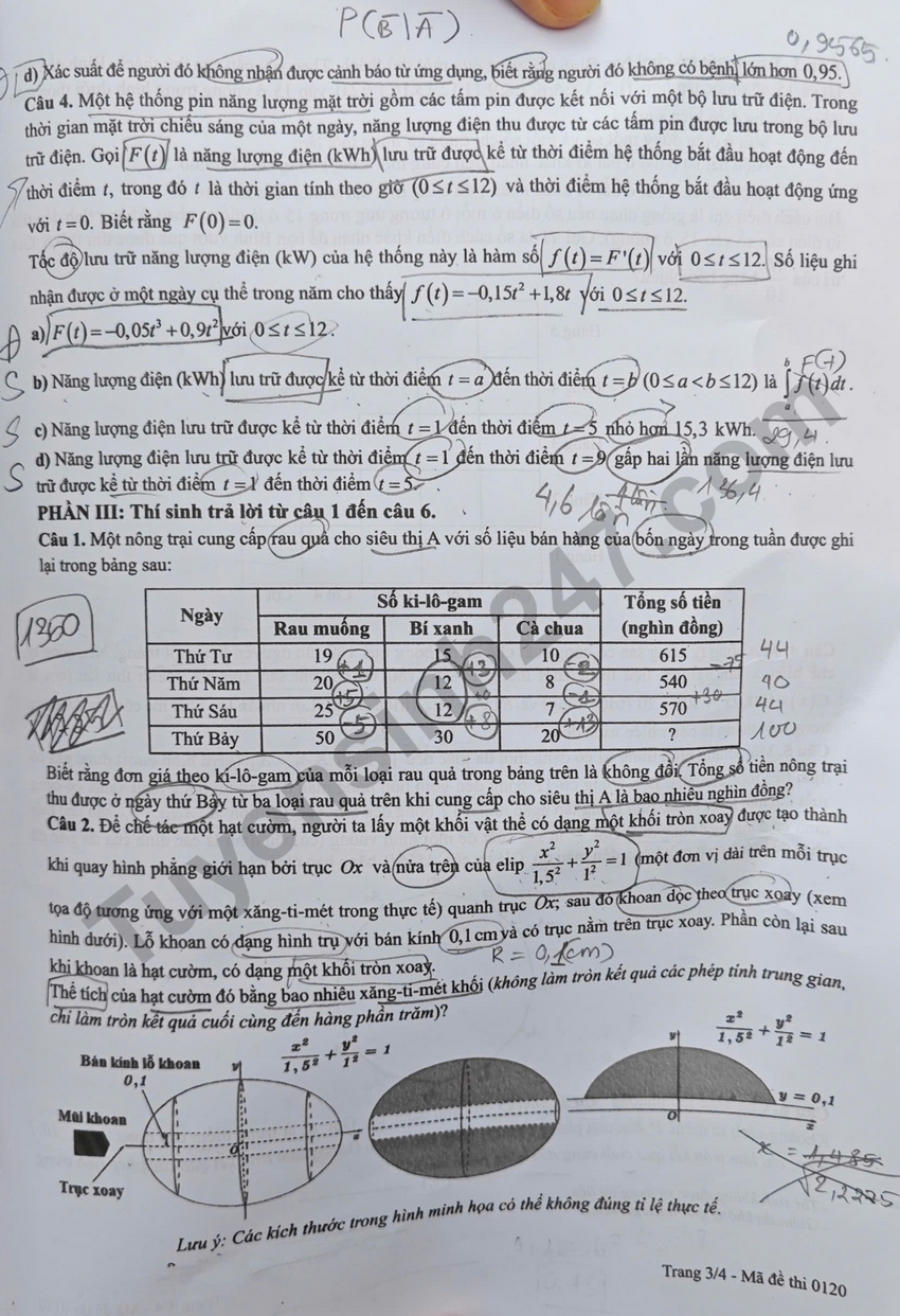 Cap nhat dap an de thi tot nghiep THPT 2026 mon Toan - Ma de 0120