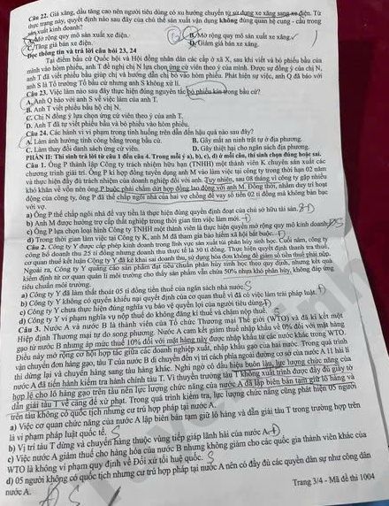 Dap an de thi tot nghiep THPT 2026 mon GDKTPL - Ma de 1004 chi tiet