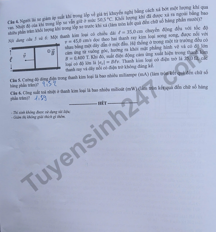 Giai chi tiet va Dap an de thi tot nghiep THPT 2026 mon Ly - Ma de 0221