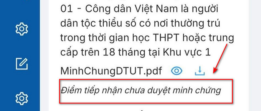 Huong dan kiem tra trang thai minh chung xet tuyen 2026