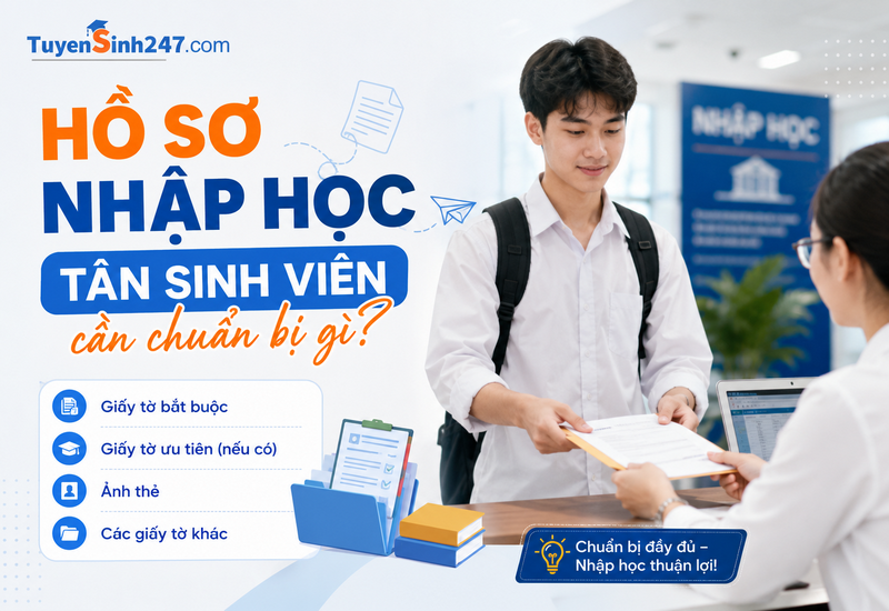 Ho so nhap hoc tan sinh vien can chuan bi gi?
