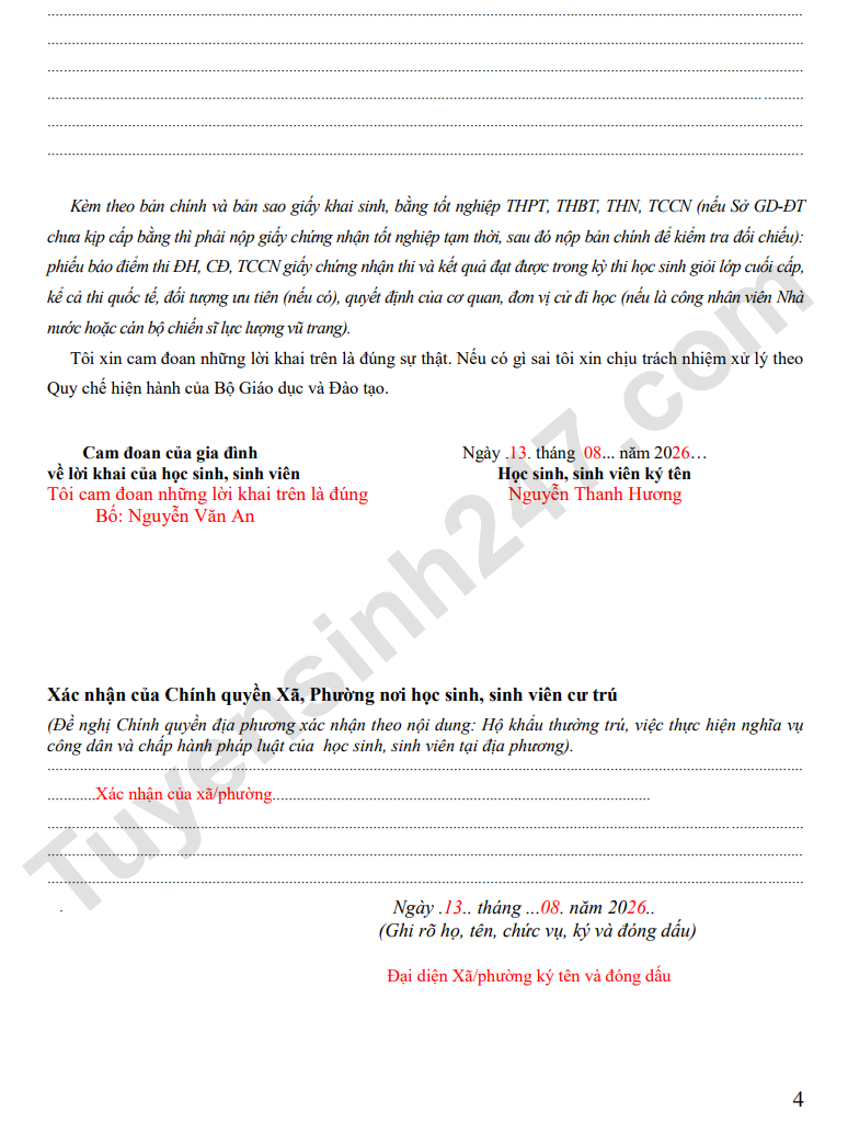 Huong dan dien so yeu ly lich hoc sinh, sinh vien 2026 - Chi tiet