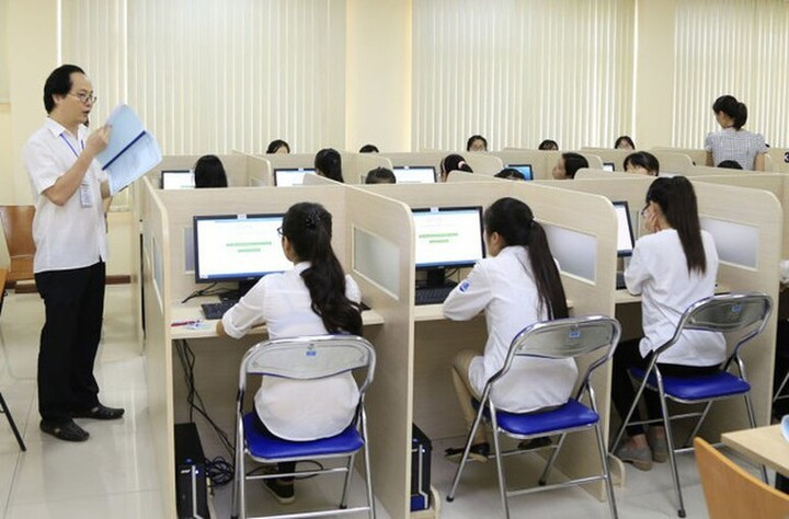 Thi tot nghiep tren may tinh se dung mang noi bo, khong ket noi Internet