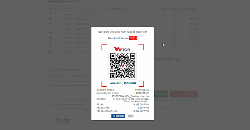 Huong dan nhap hoc DH Thanh Do (TDD) 2026