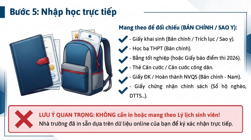 Thoi gian va huong dan nhap hoc DH Su pham TPHCM (HCMUE) 2026