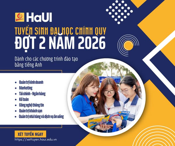 Xet bo sung Dai hoc Cong nghiep Ha Noi (HAUI) 2026