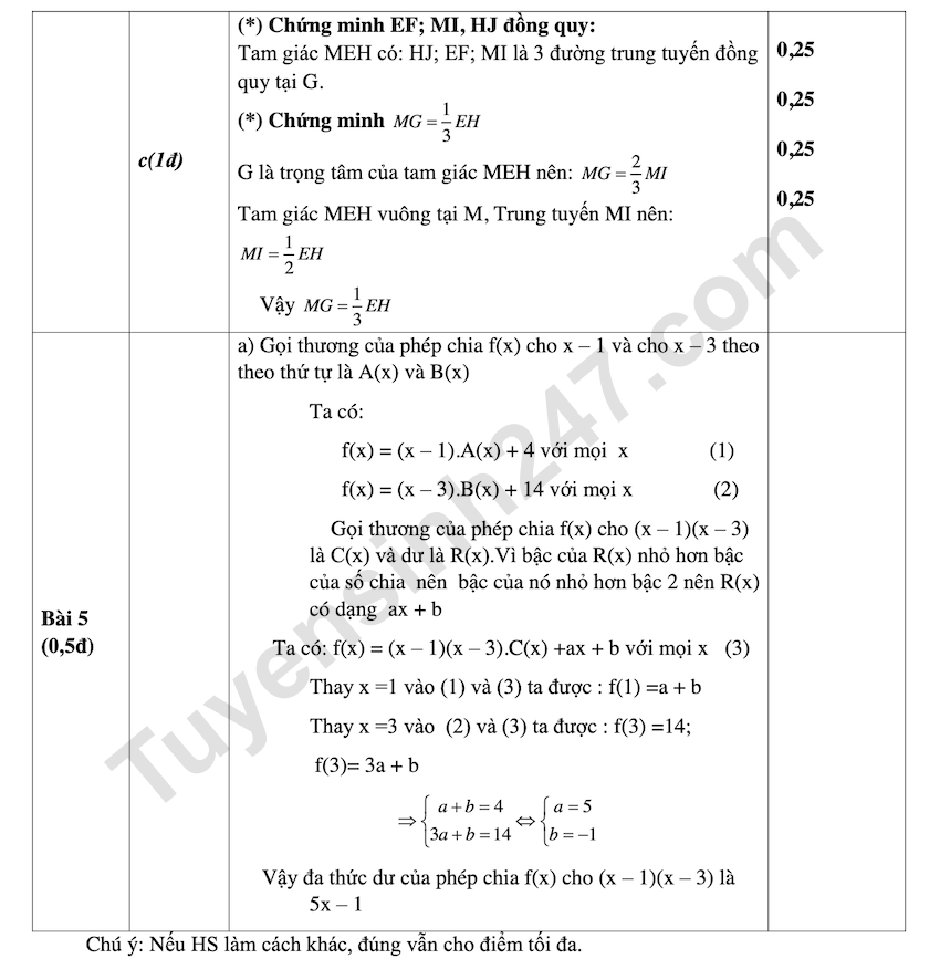 De danh gia kiem tra giua HK1 mon Toan lop 8 THCS Do Ngoc Du 2025 - 2026