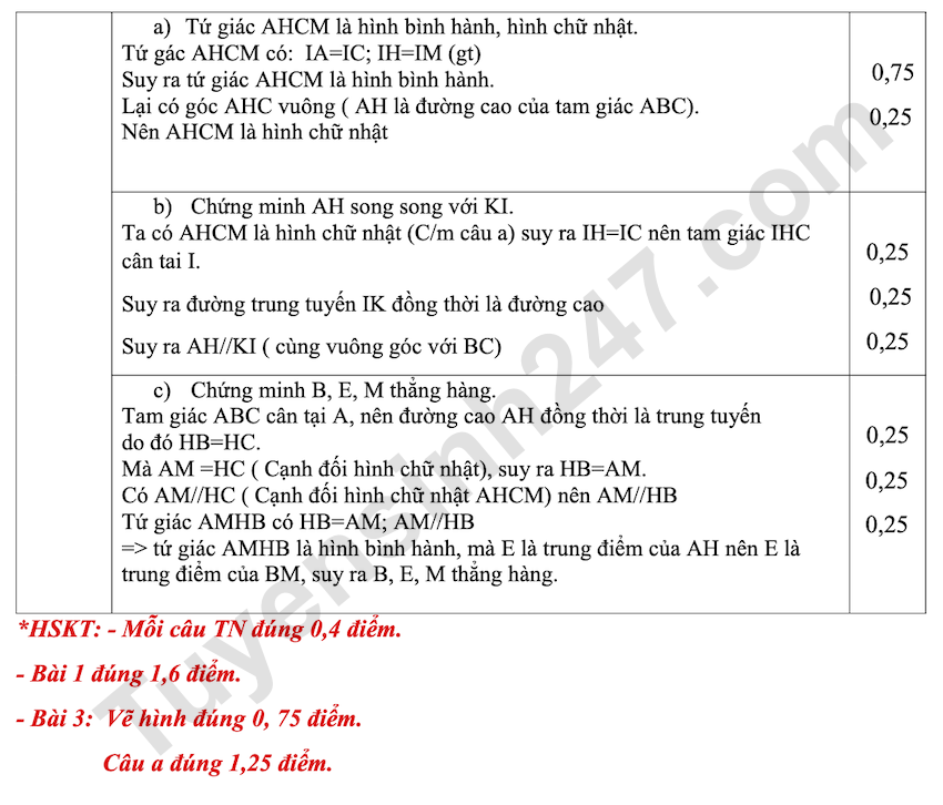 De kiem tra giua HK1 mon Toan lop 8 THCS Que Thuan 2025 - 2026