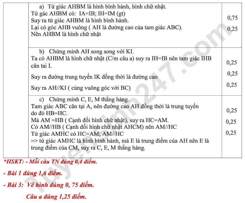 De kiem tra giua HK1 mon Toan lop 8 THCS Que Thuan 2025 - 2026