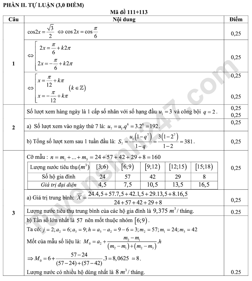 De kiem tra giua HK1 mon Toan lop 11 THPT Duy Tan 2025 - 2026