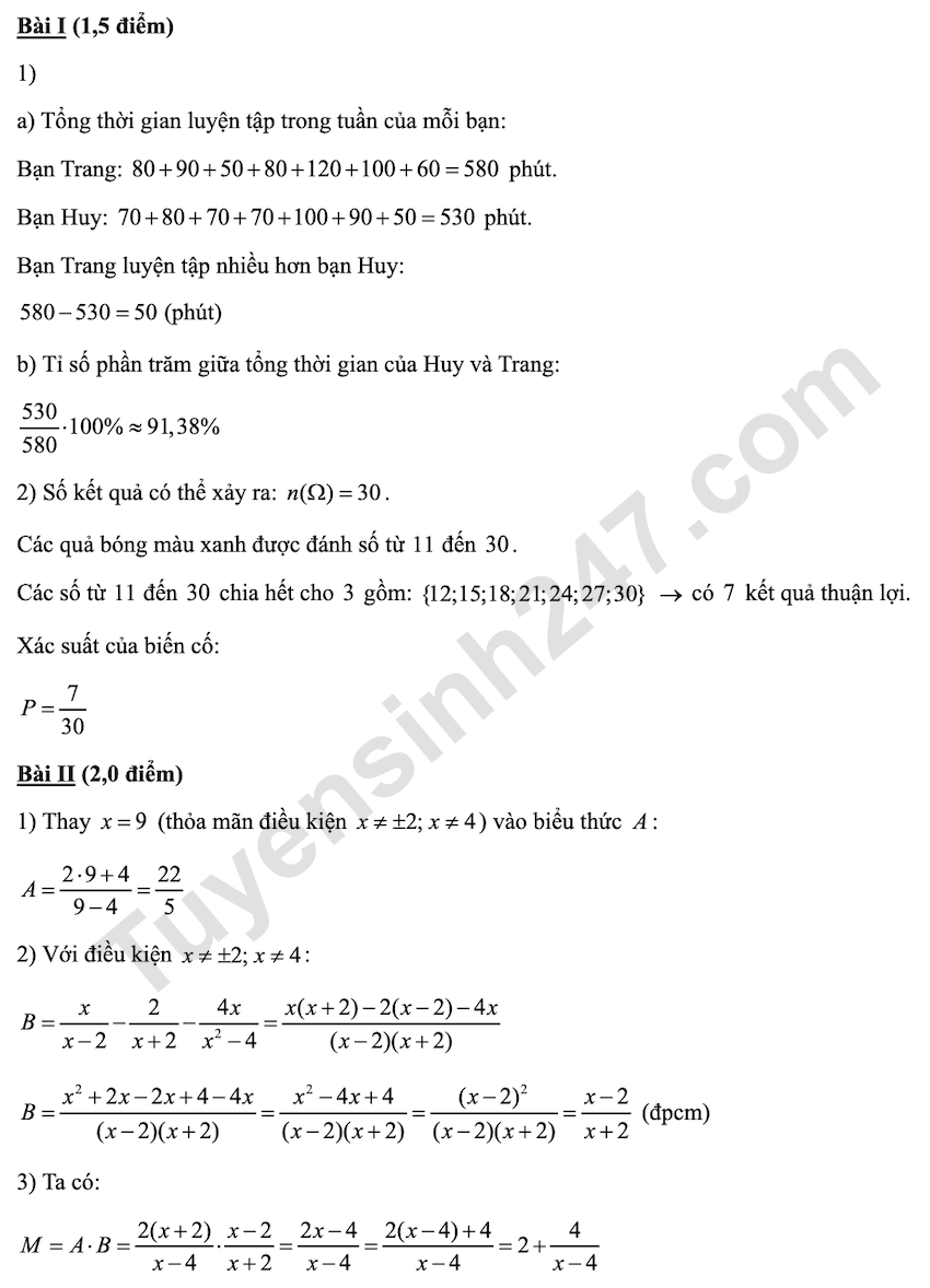 De KSCL mon Toan lop 9 THCS Hong Van 1 2026 - 2027
