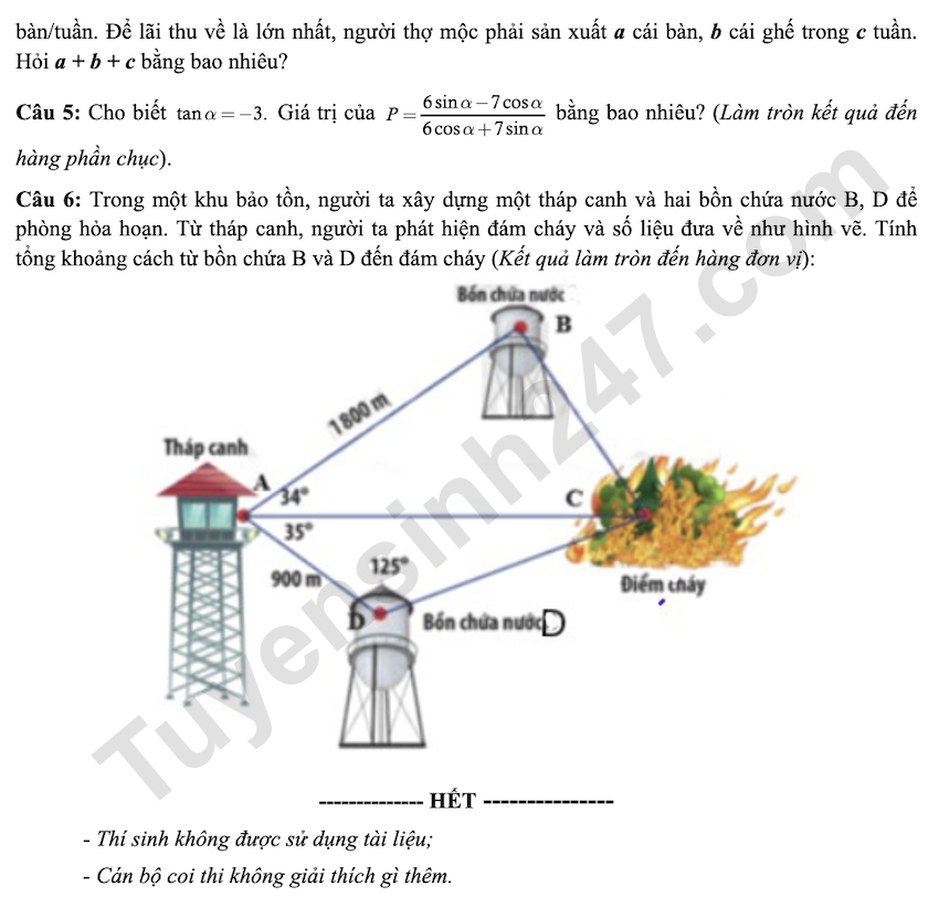 De kiem tra giua ki 1 lop 10 mon Toan THPT Le Hong Phong 1 2025 - 2026