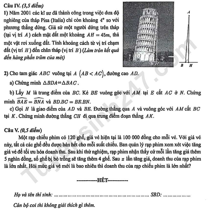 De khao sat dau nam mon Toan lop 9 THCS Yen Hoa 2026 - 2027
