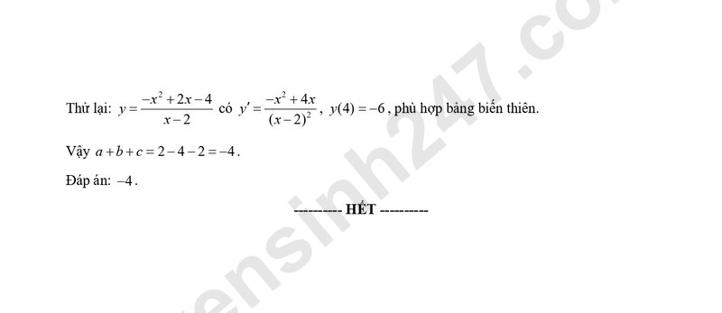 De kiem tra giua hoc ki 1 mon Toan 12 nam 2026 - Truong THPT Xuan Phuong (Co dap an chi tiet)
