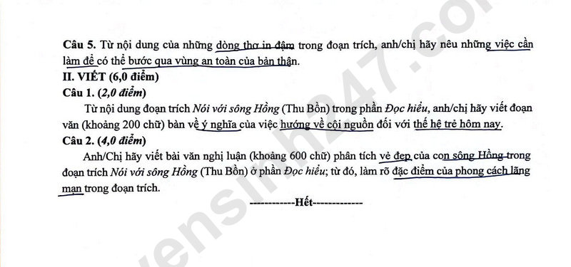 De giua ki 1 mon Van lop 12 nam 2026 - THPT Phan Huy Chu