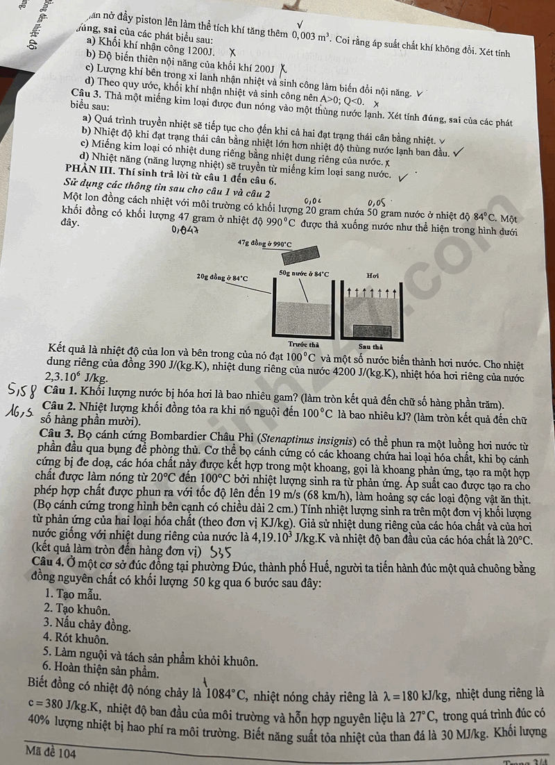 De thi giua ki 1 lop 12 mon Ly 2026 - THPT Nam Tien Hai